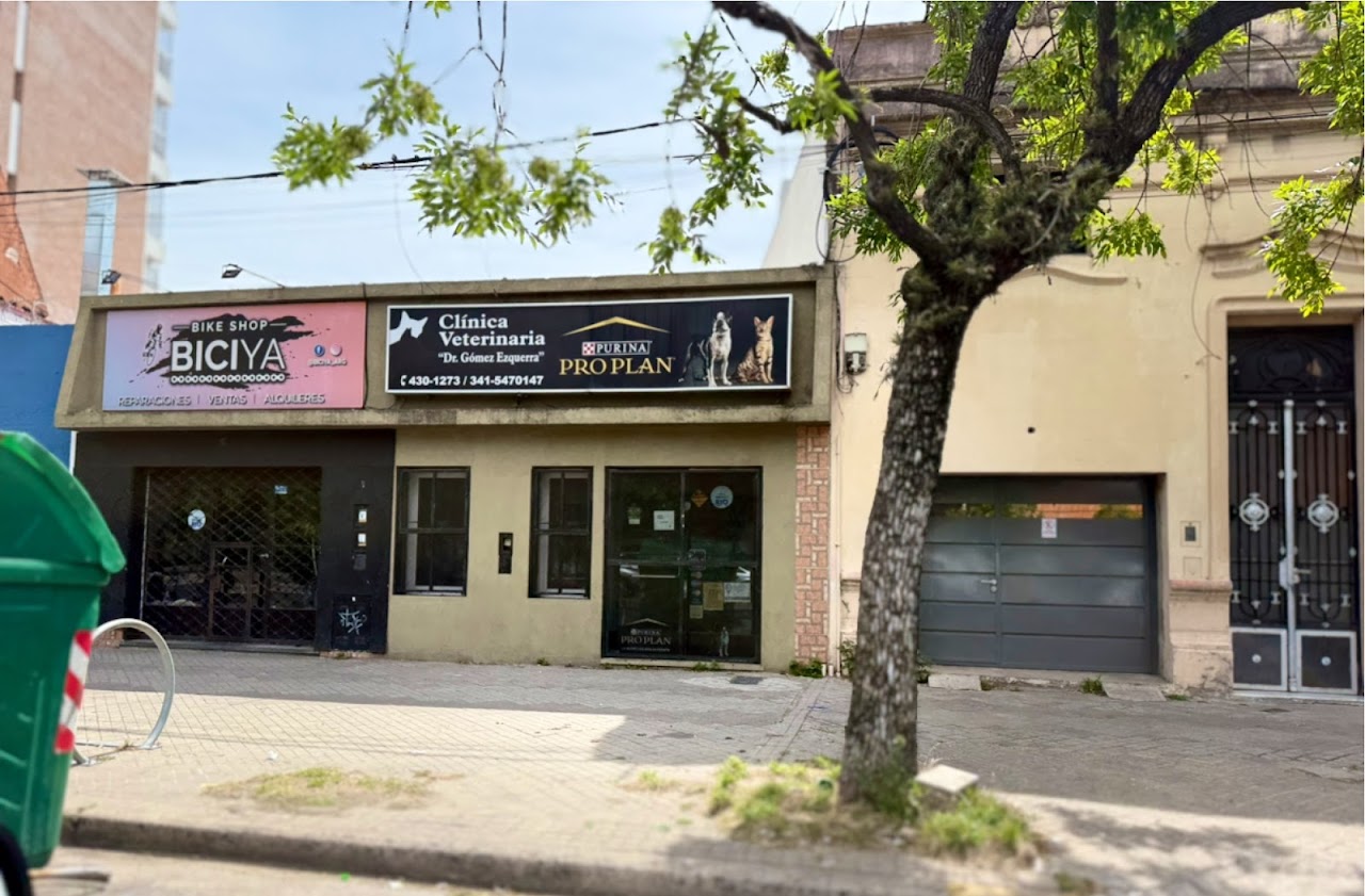 Fachada de la Clínica Veterinaria Dr. Gómez Ezquerra en Rosario